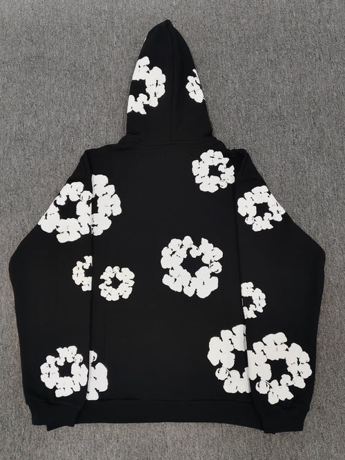 Cotton Wreath Hoodie – Heritage Graphic Sweatshirt