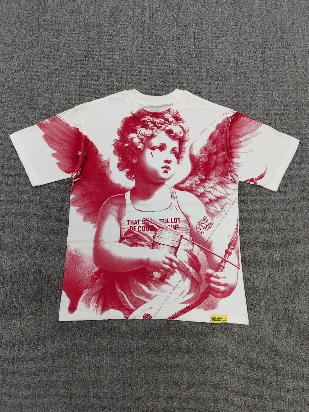 Crimson Archangel Tee – Oversized Streetwear Fit