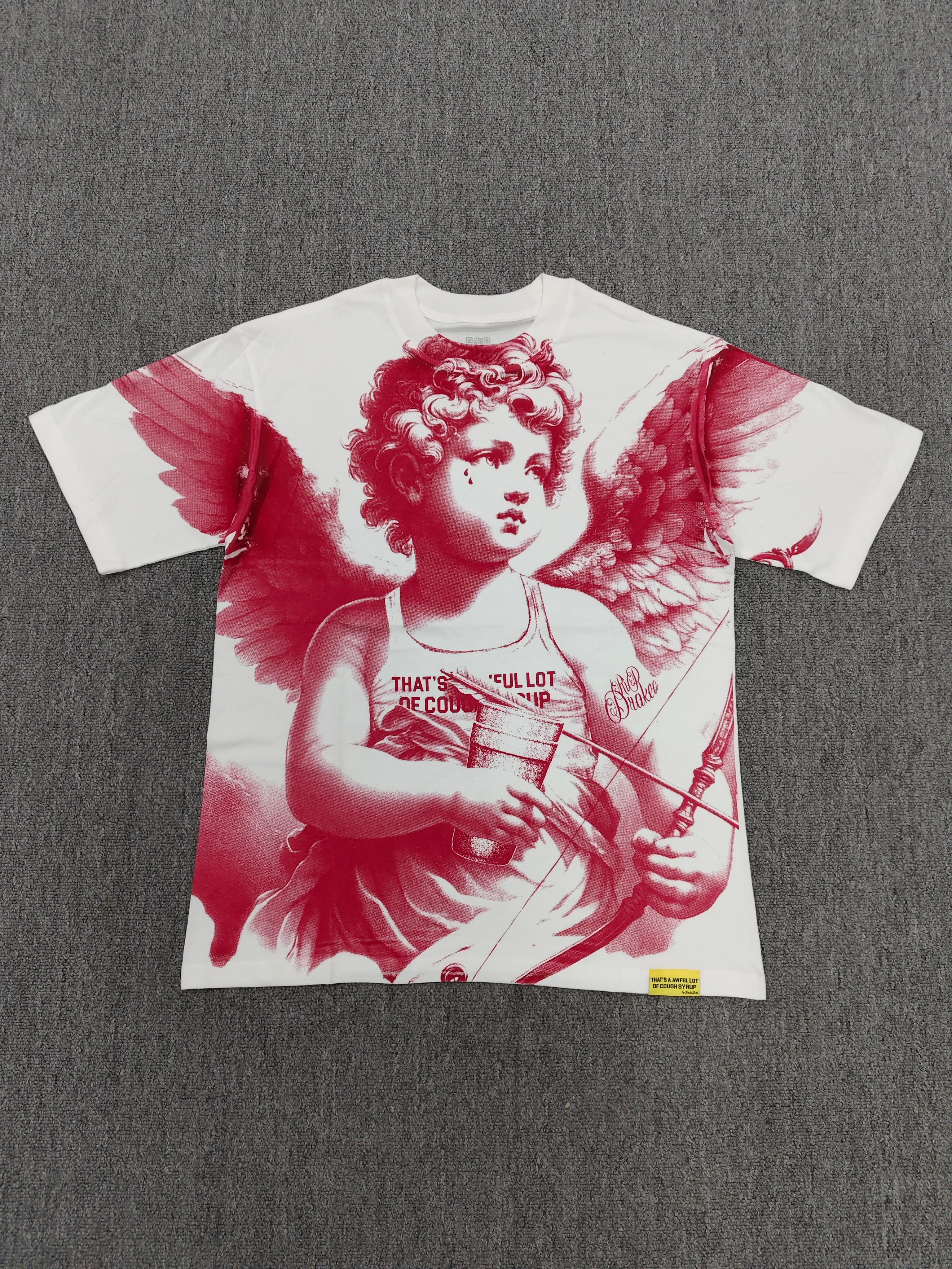 Crimson Archangel Tee – Oversized Streetwear Fit