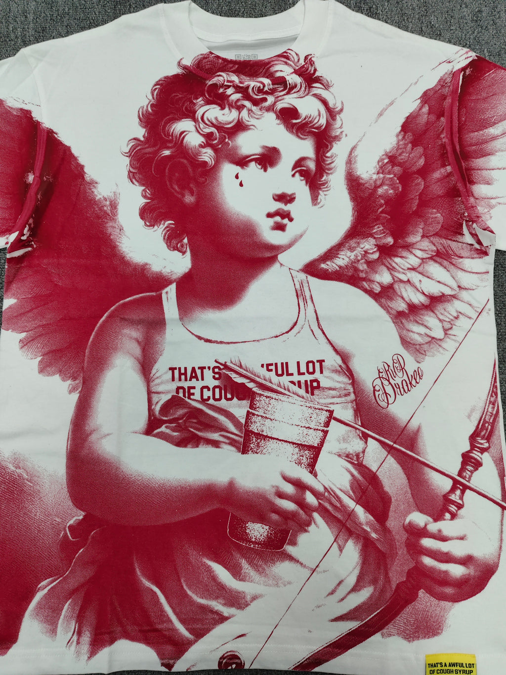Crimson Archangel Tee – Oversized Streetwear Fit