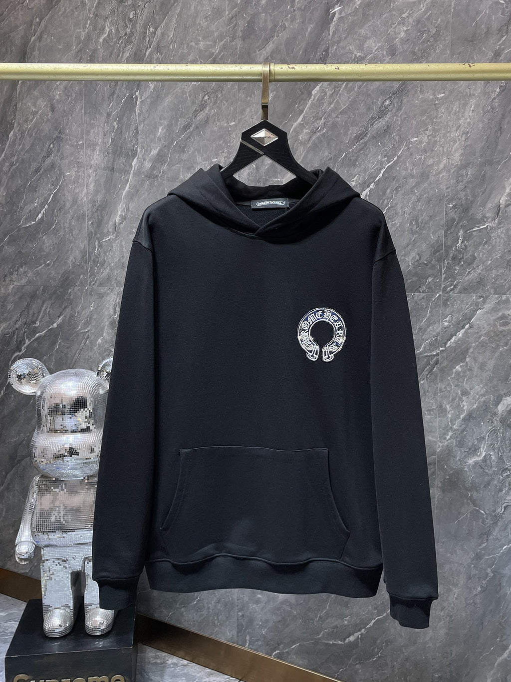 Plaid Graphic Hoodie – Multi-Color Street Edition