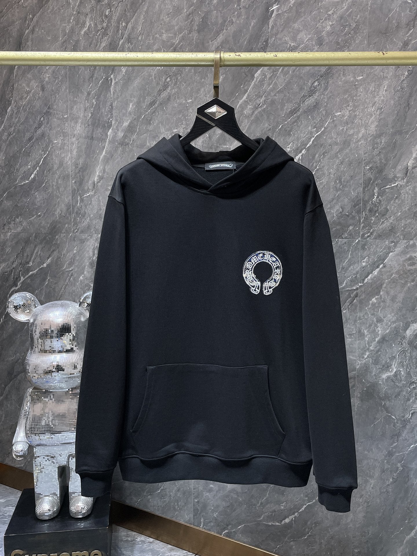 Plaid Graphic Hoodie – Multi-Color Street Edition