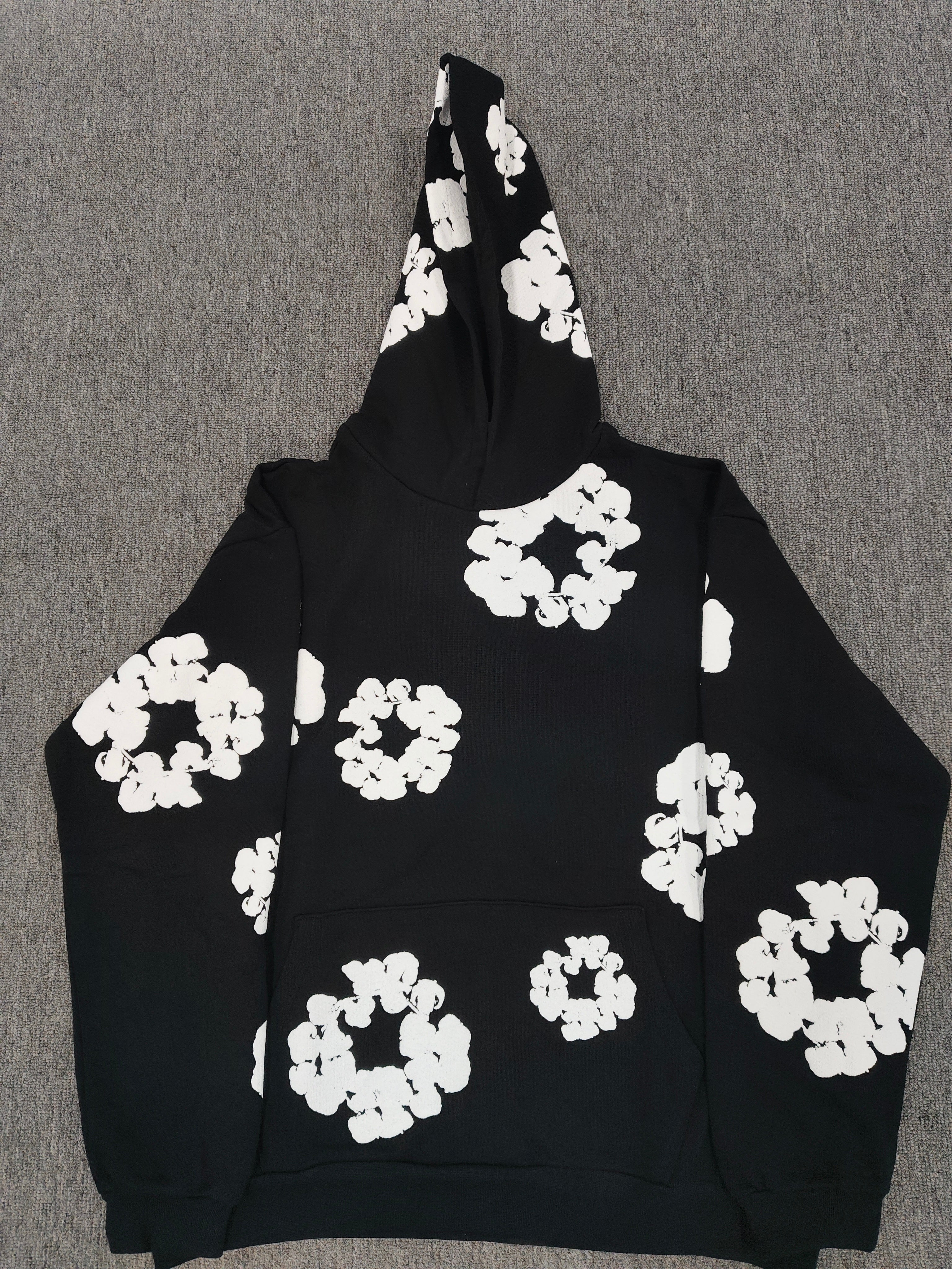 Cotton Wreath Hoodie – Heritage Graphic Sweatshirt